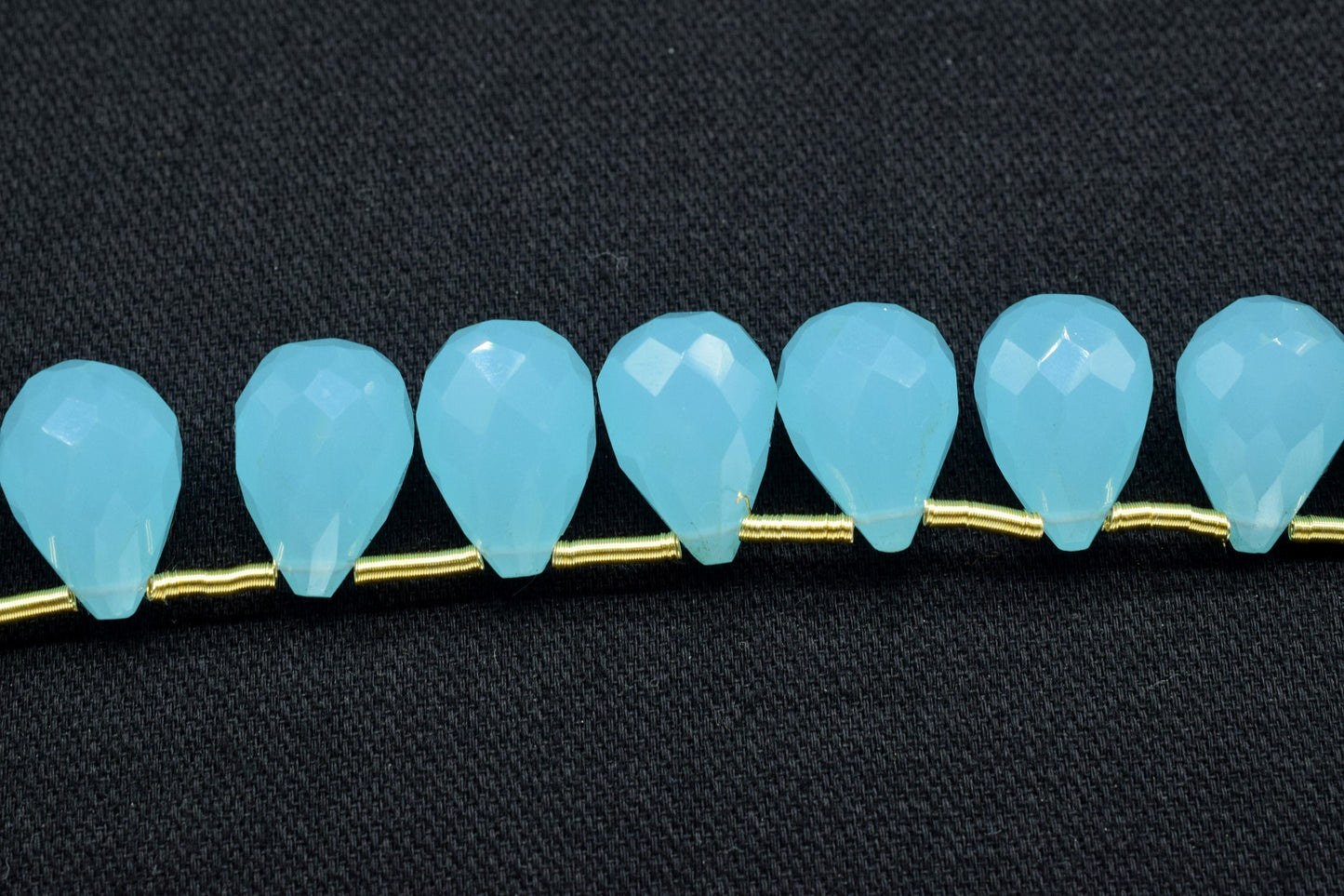 peru Chalcedony Faceted drop Shape Briolettes,10x14mm Faceted Teardro,Peru Chalcedony Faceted Briolettes,jewelry making Beads,Chalcedony