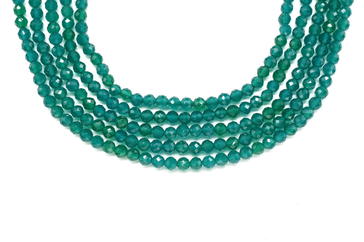 3mm Green Onyx Faceted Rondelle Beads,Onyx Faceted Beads Strand,Jewelry making beads,Natural Gemstone Beads,Green Onyx Beads Strand,