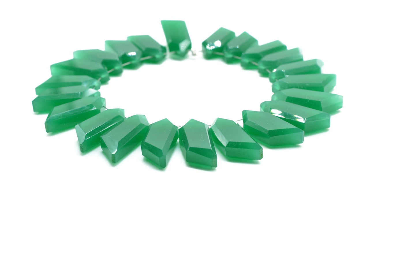 Green Onyx Fancy shape briolette,Green Onyx Briolettes,Green Onyx faceted bead,Gemstone Briolette,jewelry making supplies,Green Onyx stones