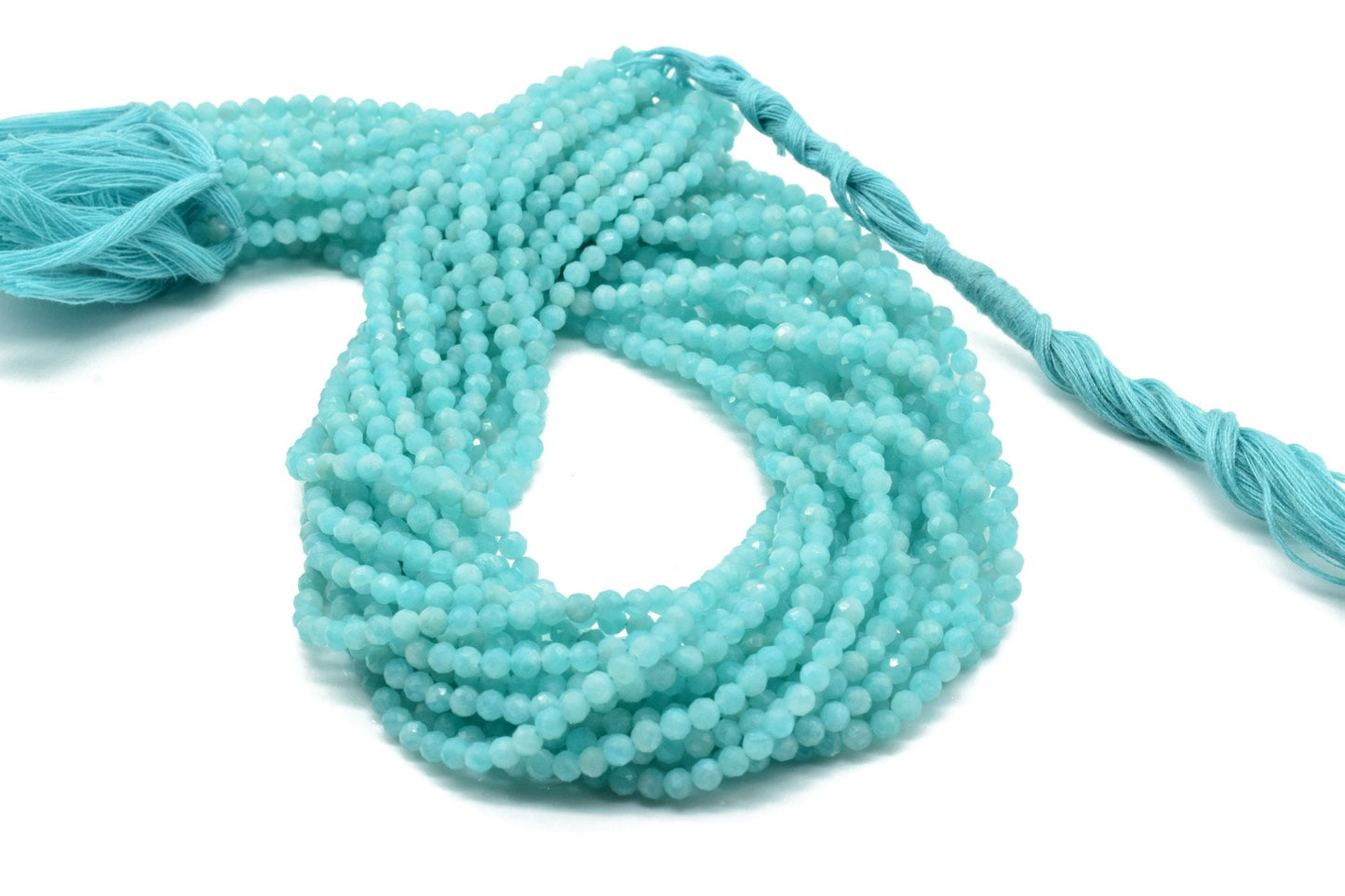 Amazonite Faceted Beads,3mm to 3.5mm Rondelle Beads,13 inche beads Strand,Beads for Jewelry,mint color beads,Jewelry Making bead,AAA Quality