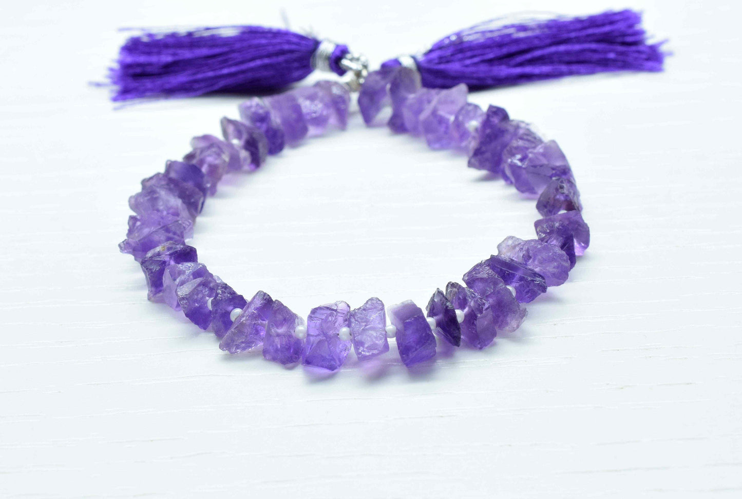 Raw Amethyst 5x8mm to 5x13mm Nuggets Shape Bead Strand,Purple Colour Beads Jewelry Making,Nugget Strand Jewelry,Amethyst Gemstone stone Bead