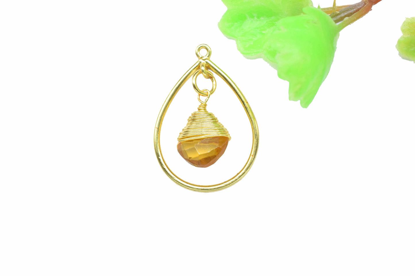 Natural Gemstone Earring,Handmade Wire Wrapped Connectors,Finding Earring,Components Dangle Earrings,Station Link Supply,Pendant Jewelry