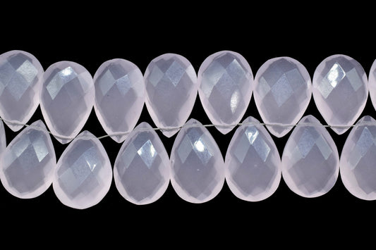 Pink Rose Quartz 10x15mm Faceted Pear Shape Briolettes,Jewelry Making Gemstone,Pear Shape Beads,Rose Quartz TearDrop Beads,Pink Faceted bead