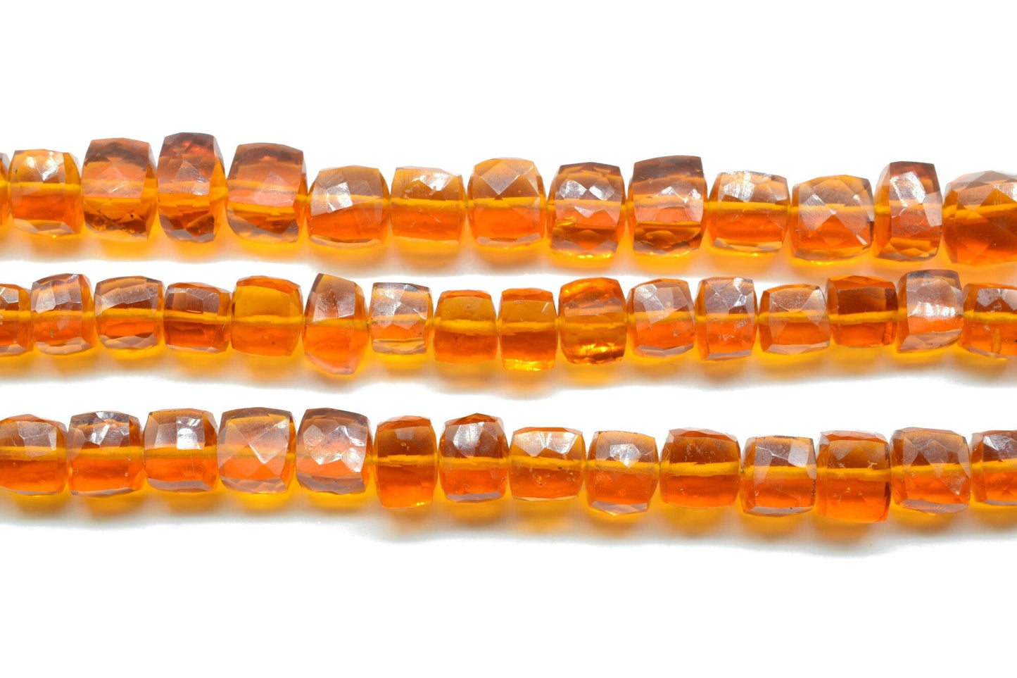 Golden Citrine Cube Beads,Natural Gemstone Faceted Cube Strand,3D Square Shape Nuggets,8MM Cube Faceted Beads,Citrine Briolettes Beads,