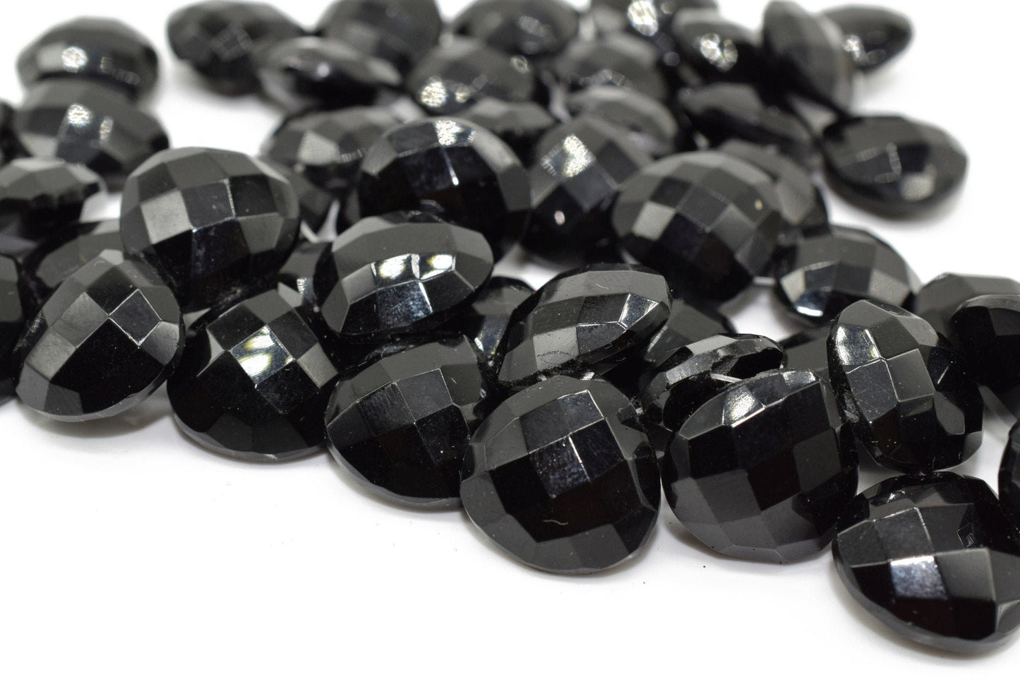 Black onyx 14mm Heart Shape Briolettes,Black onyx Side drilled Briolette,Jewelry making supplies,craft supplies,Black onyx Briolettes,Gift