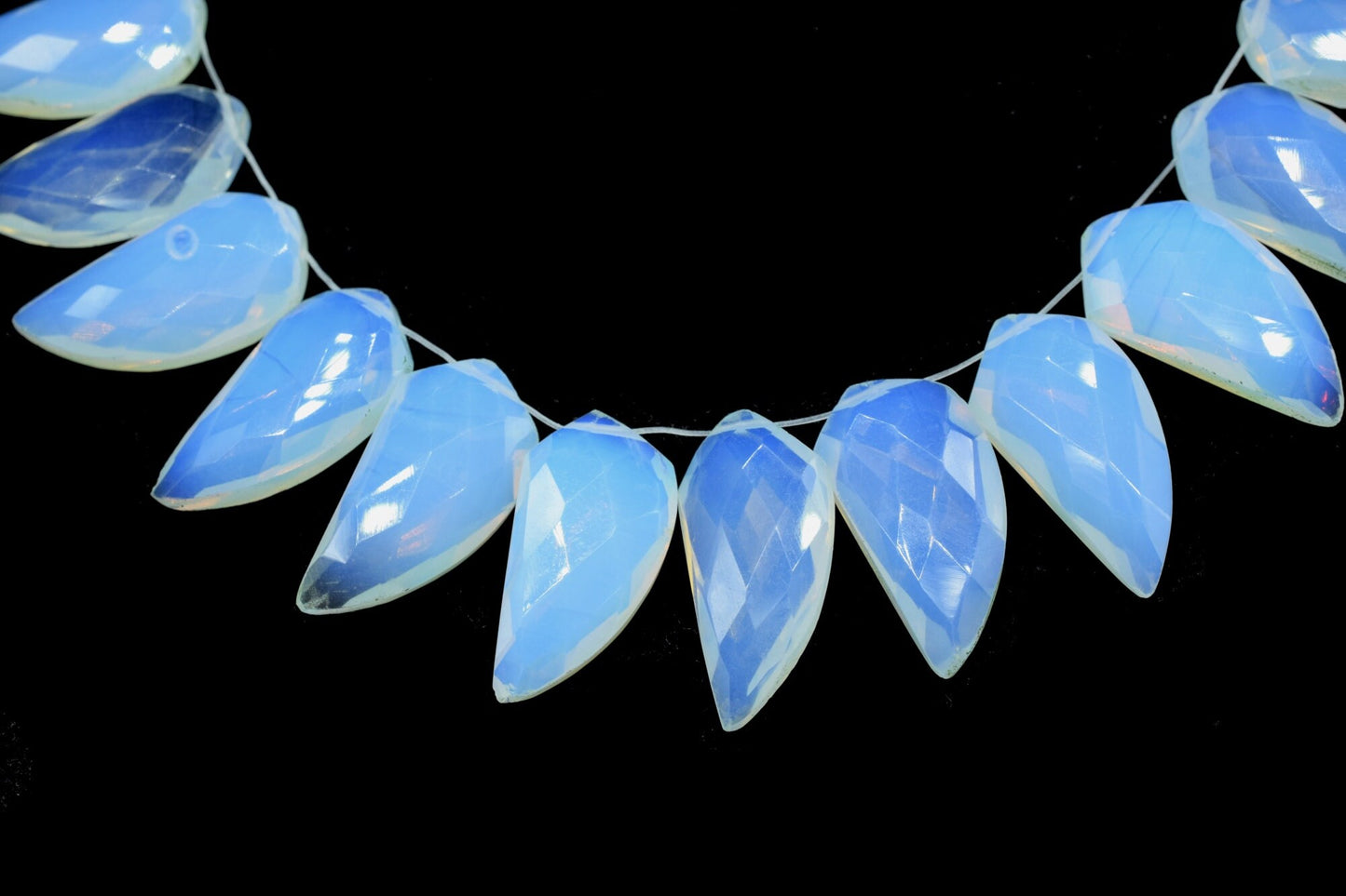 Opalite 10x20mm Horn shape beads,jewelry making Crafts,Shark Tooth shape beads,Opalite Pendants beads,Horn shape Briolettes,Opalite beads