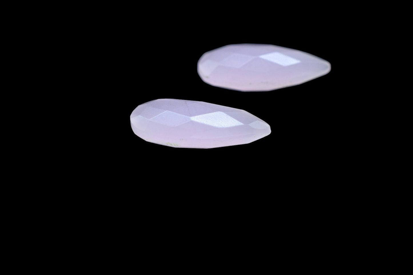 Rose Quartz Pear Shape Briolette/Handmade Jewelry/Jewelry making Stone/Faceted Stone/Gemstone Beads/8x20mm Beads/Rose Quartz Stone/Gift