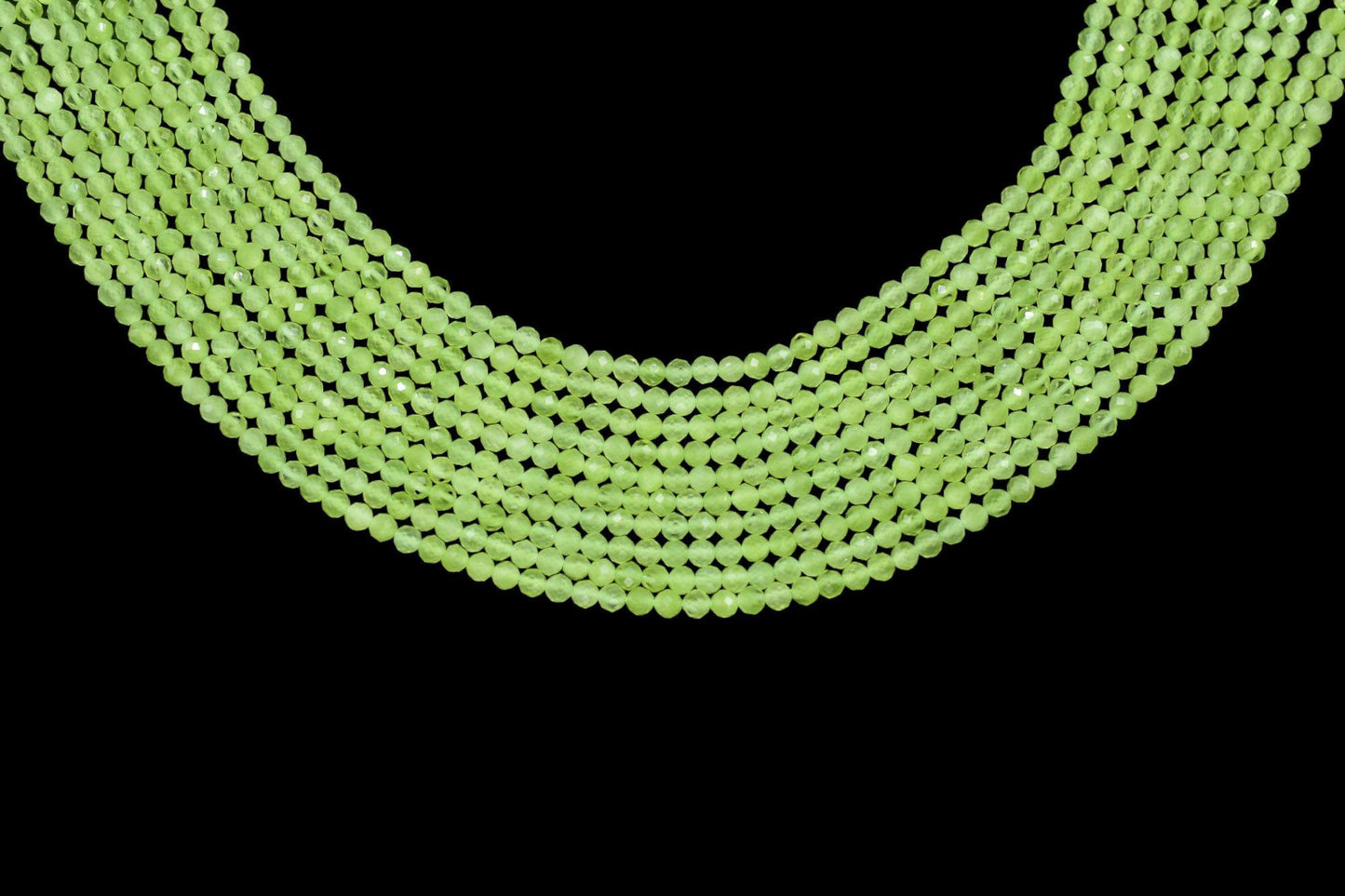 Peridot AAA Faceted beads/Green Stone Beads/Rondelle Beads/Jewerly Making Beads/Micro Cut Beads/Loose Gemstone Beads/Wholesale Beads/Gift