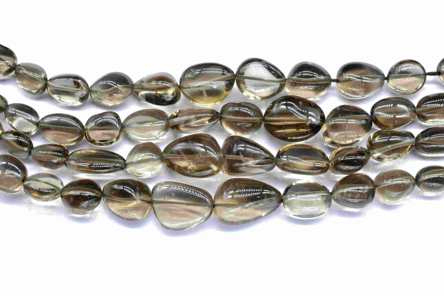 Smoky Quartz Smooth Oval Shape Briolettes,Smoky Oval Beads,Big Natural Smooth,Natural Smoky Plain Oval Beads, Smooth Beads, Plain Oval Beads
