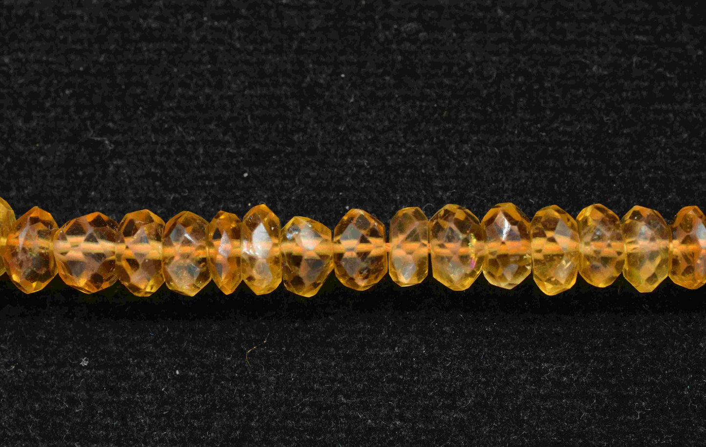 Natural Citrine Faceted Rondelle Beads,AAA Quality,Gemstone Round Beads Necklace,Handmade Station Link,8 inch strand,wholesale Beads jewelry