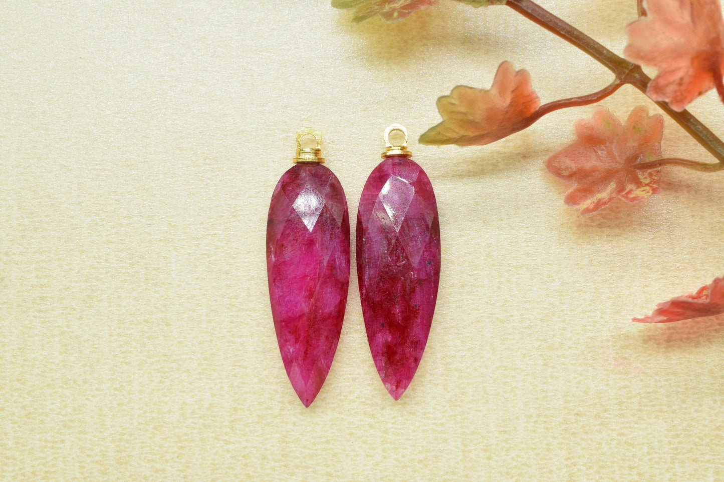 Gemstone Single Bail Pendants,Craft Supplies Tools,Findings Link Pendants,Handmade Component,Earring Connector,Teardrop Drill Pendant Charm