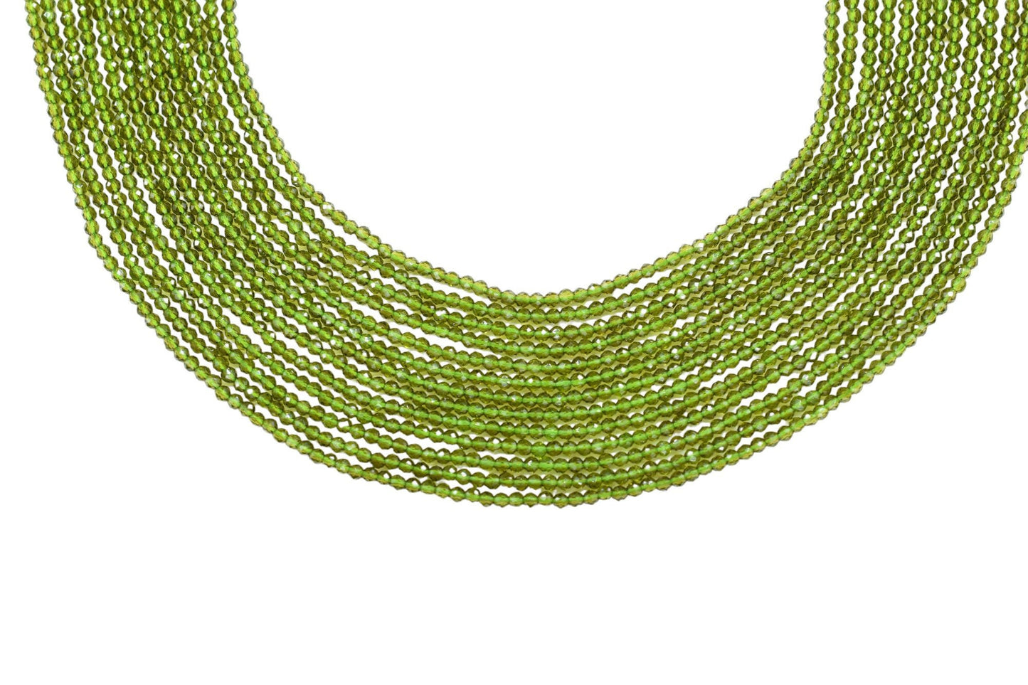Green Tourmaline Faceted Beads/Beads Strand/Jewerly Making Beads/2mm Green Beads Strand/Loose Beads/Rondelle Beads/Full Strand Beads/Gift