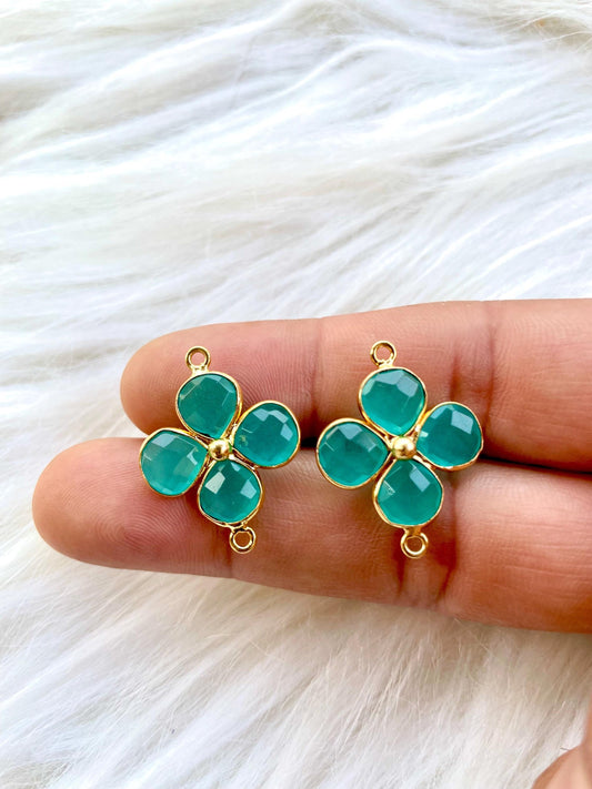 Aqua Chalcedony Heart Shape Pendant,jewelry Component,Aqua Pendant,Aqua Chalcedony Bezel Charm,Jewelry Making Supply,Aqua Jeweelry,Gift,P123