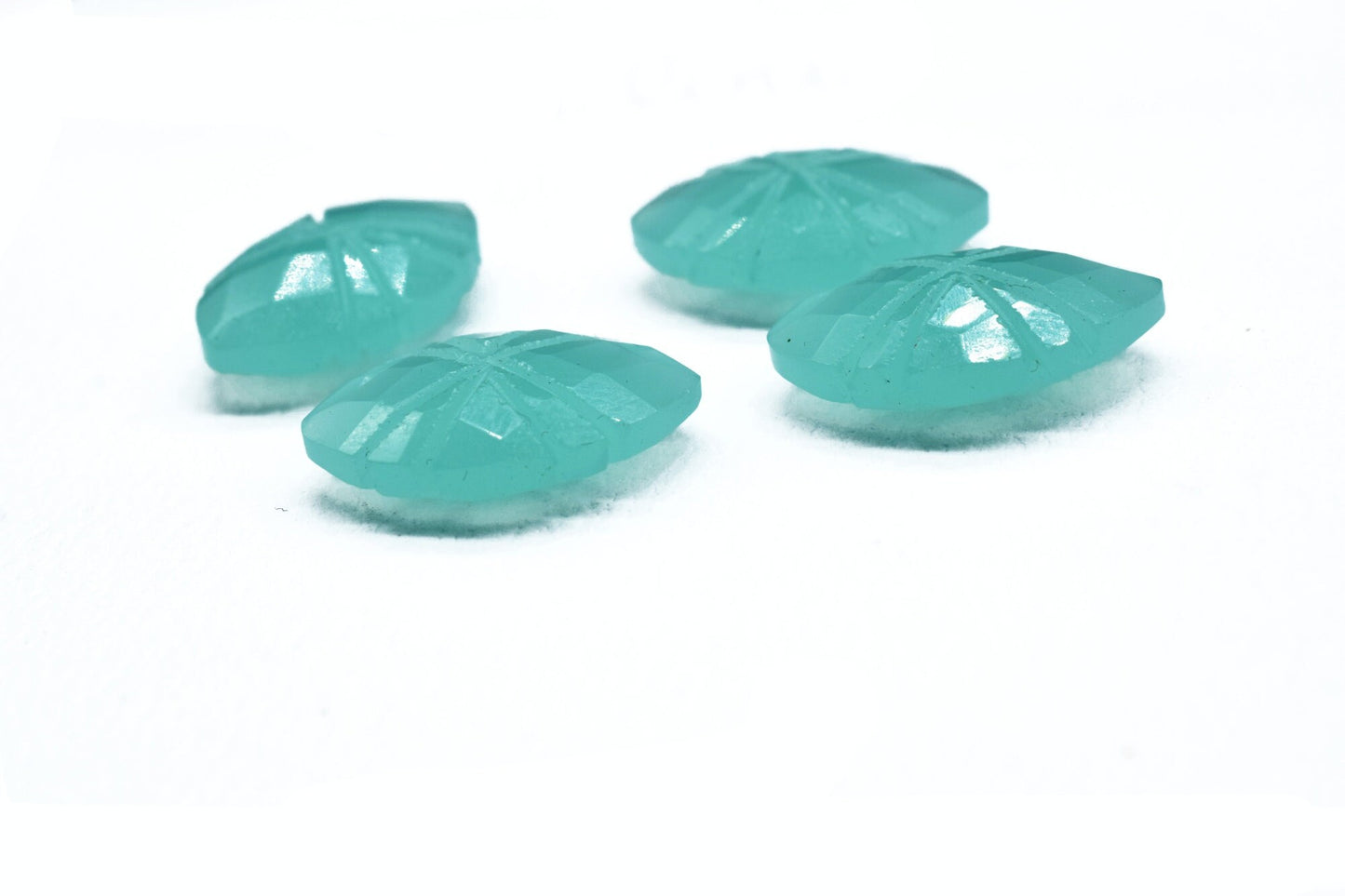 Aqua Chalcedony Carved 12x18mm Marquise Beads,Aqua Chalcedony Fancy Carving Briolettes,Gemstobe Carved Briolettes,Side Drill Marquise Beads