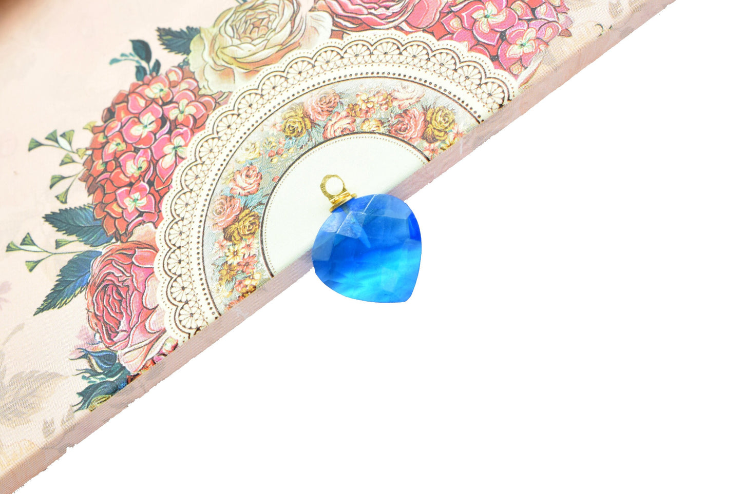 Handmade Single Bail Connector,Craft Supplies Link,Finding Component,Beads Jewelry,Gemstone Briolettes Pendants,Heart Shape Pendant Charm