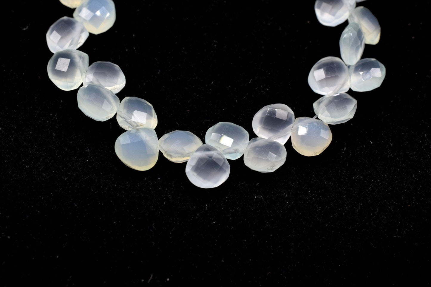 White Moonstone Heart shape 6mm Briolettes,Jewelry making supplies,craft supplies,Moonstone faceted ,Moonstone briolettes beads strands