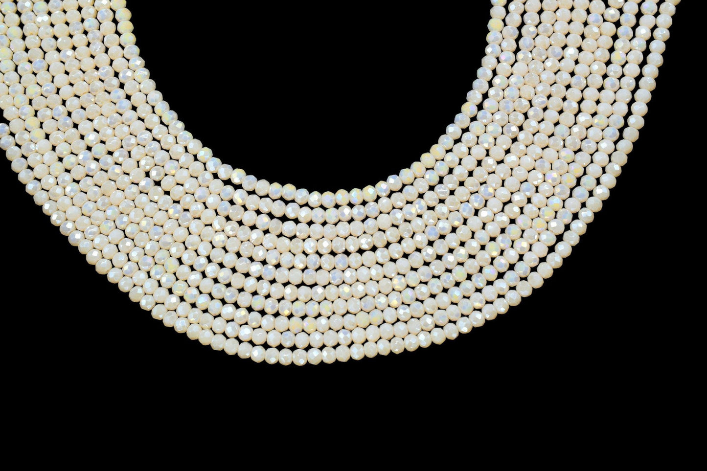 Peach Moonstone Coacted Faceted Beads/Loose Stone Beads/Jewelry Making Beads/Wholesale Beads/Peach Moonstone 3.50mm Faceted Beads/Gift