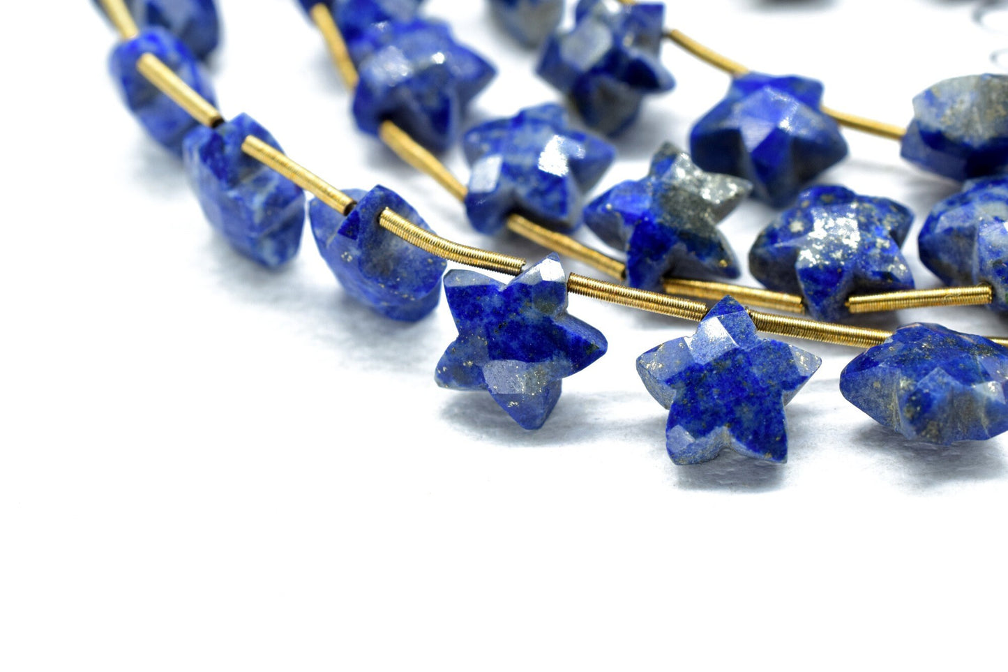 Lapis Star Shape | Briolette beads | Gemstone Beads | Strand 4 inches,Lapis carved Briolette | Fancy Shape | Star Shape | Lapis lazuli Beads