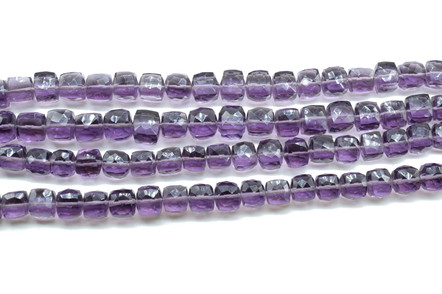 Natural Amethyst Faceted Square Cube Dice Beads,7mm Faceted Cube Beads,Purple Gemstones Cubes,Cube square nugget,jewelry making beads,3d box