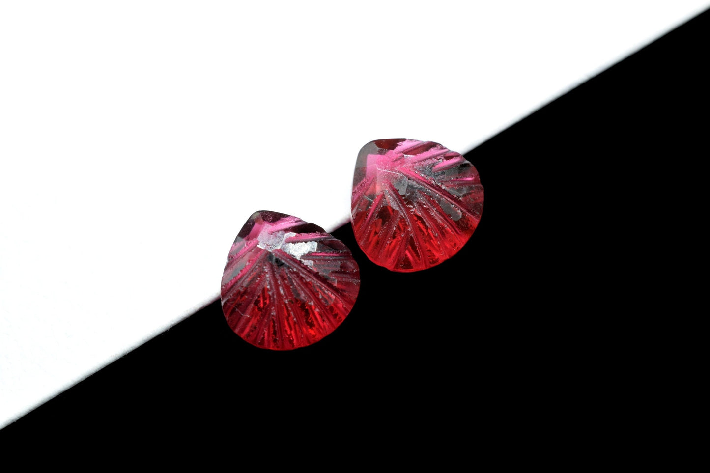 Pink Tourmalinen 12mm Faceted Carving Heart Shape,Rubylite 12mm Carved Heart Shape Briolettes,Carving Faceted Beads,Pink Gemstone Briolettes