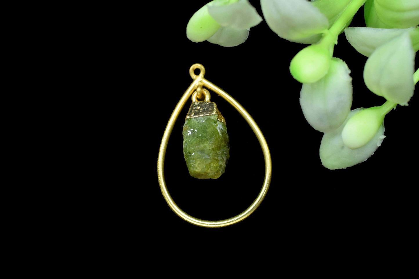 Mountain Rough Stone Pendant,Finding Teardrop,Electroplated Pendant Jewelry,Handmade Dangle Earrings,Station Link Supply,Gemstone Components