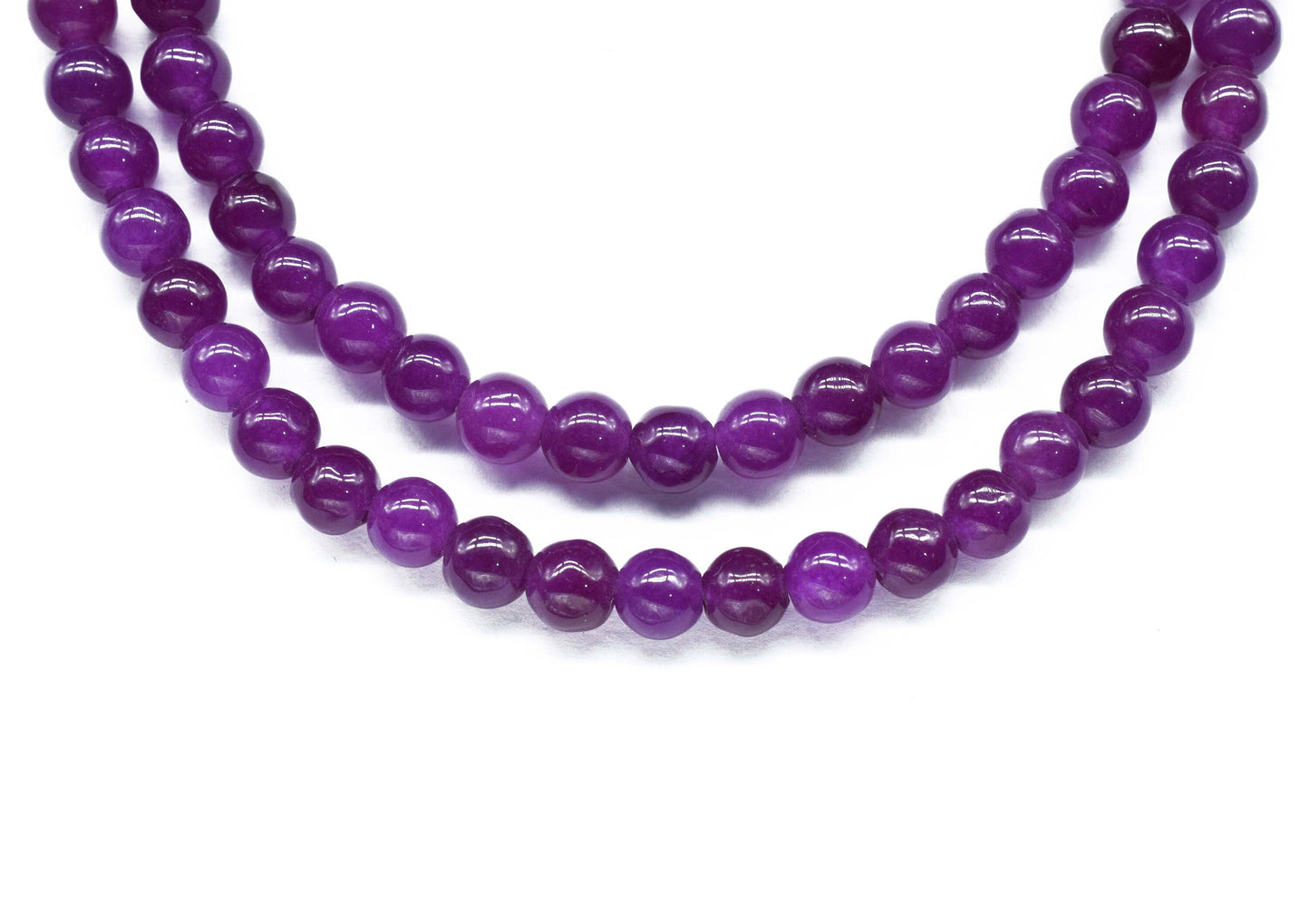 Purple Jade 6mm To 7mm Smooth Round Beads,Jewelry Making Beads,Wholesale Beads,Round Beads Strand,Gemstone Beads Strands,AAA Quality Beads