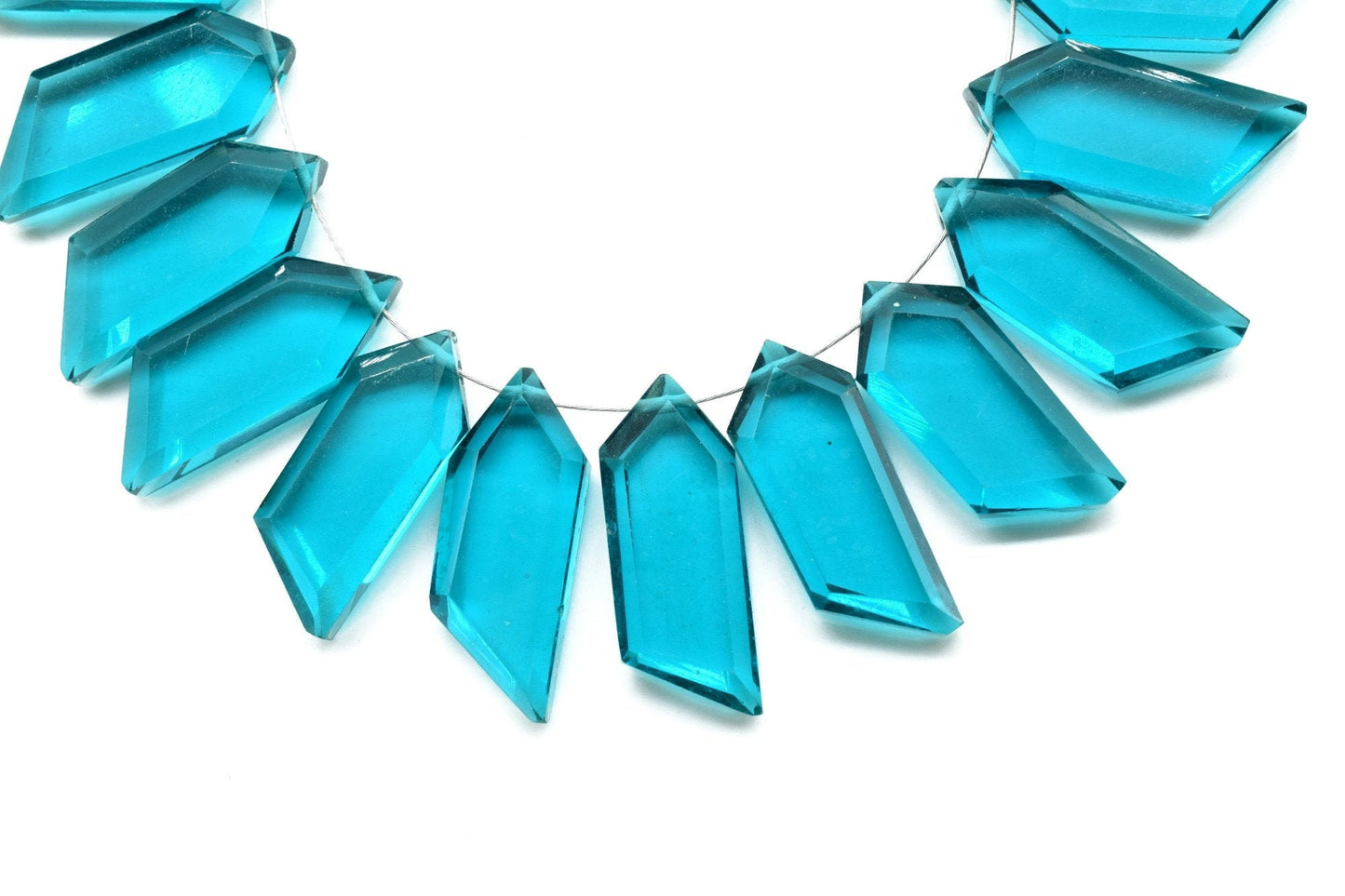 Neon Apatite Fancy shape briolette,Neon Apatite Briolette,Neon Apatite faceted bead,Gemstone Briolette,jewelry making supplies,Apatite stone