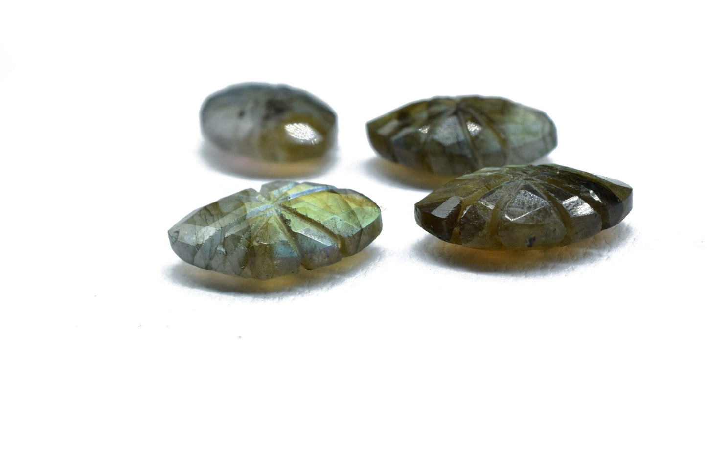 Labradorite Carved 12x18mm Marquise Faceted Beads,Carving Gemstone Beads,Labradorite Fancy Briolette Bead,Craft Supplies,Jewelry making gem