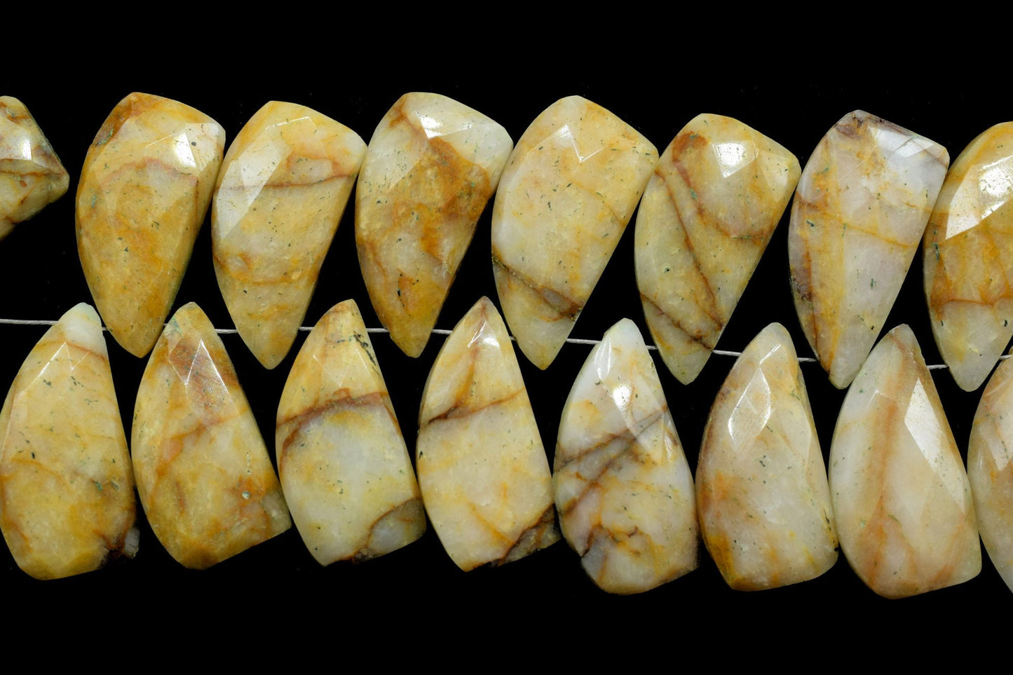 Picture Jasper 10x18mm Briolette Beads,Shark tooth shape beads,Shark tooth shape Briolettes,Picture Jasper Faceted Briolettes,Jasper beads