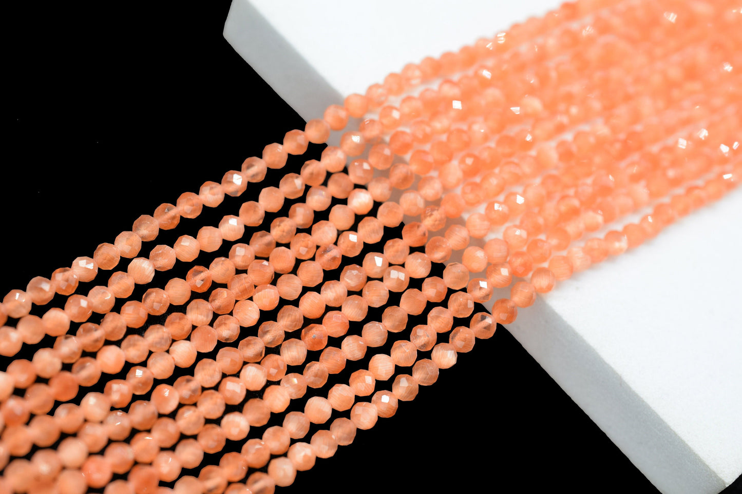 Carnelian AAA Faceted beads/Orane Stone Beads/Rondelle Beads/Jewerly Making Beads/Micro Cut Beads/Loose Gemstone Beads/Wholesale Beads/Gift