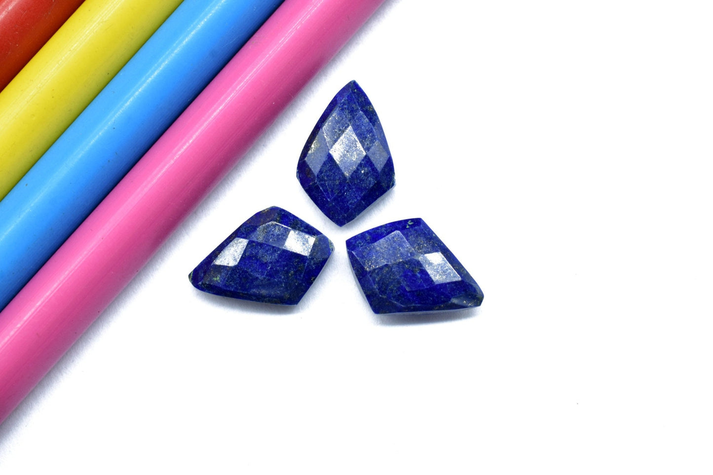 Lapis Lazuli 10x14mm Faceted Tie shape Briolettes,fancy briolette beads,Lapis Lazuli Beads,Lapis Faceted Beads, Lapis Lazuli Briolette beads