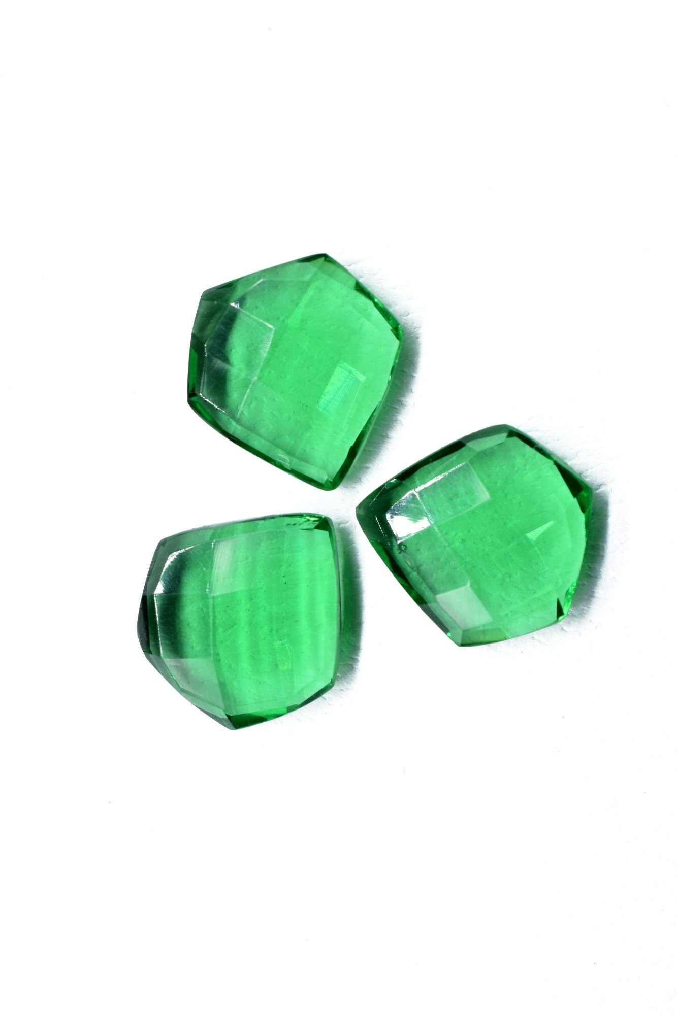 Green Apatite Fancy Shape Briolettes,15mm Fancy Shape Beads,Apatite Quartz Faceted Beads,Green Apatite Briolettes,Earring Making Beads,Gift