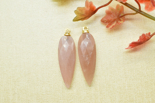 Gemstone Single Bail Pendants,Craft Supplies Tools,Findings Link Pendants,Handmade Component,Earring Connector,Teardrop Drill Pendant Charm