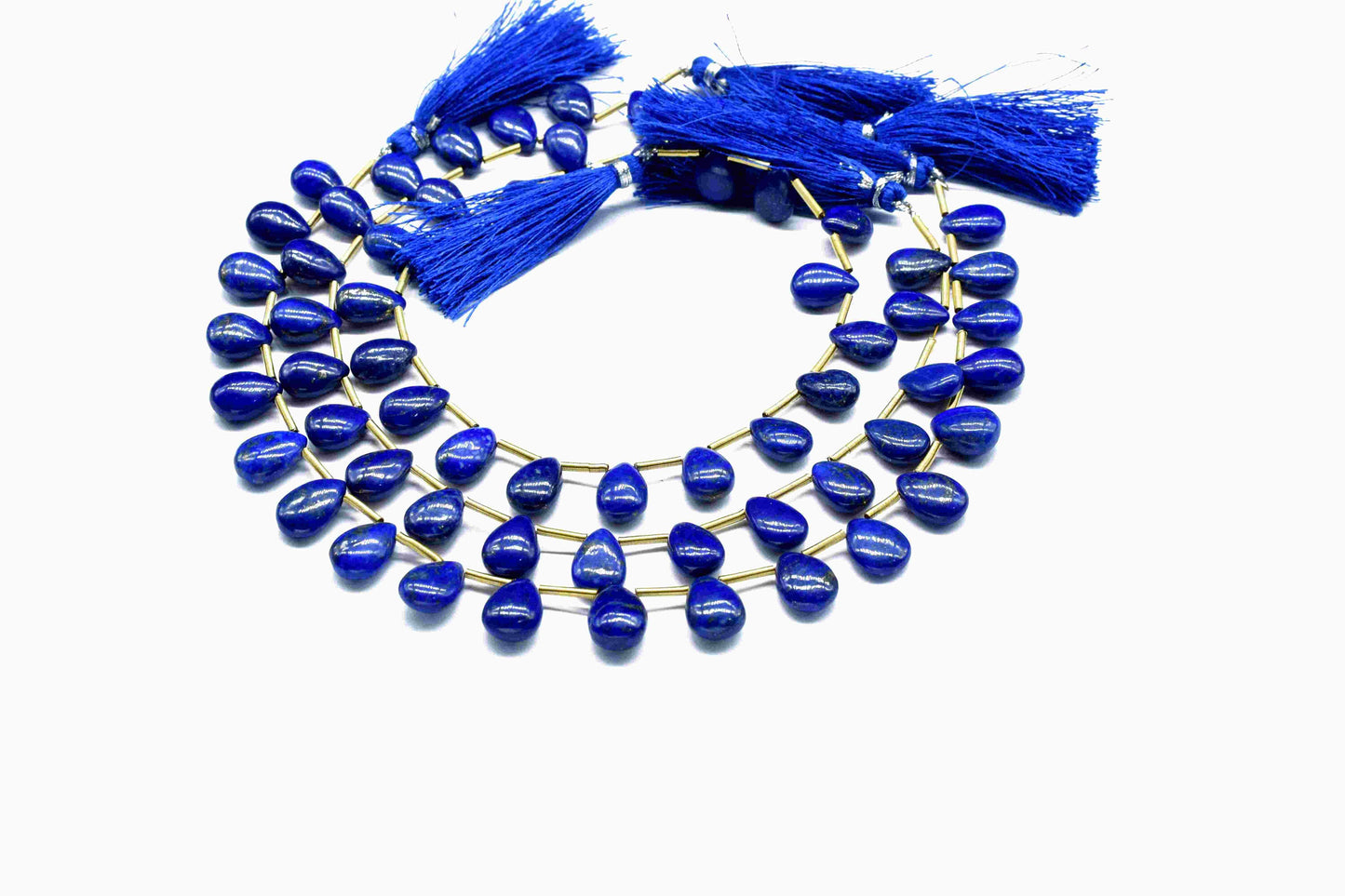 Lapis Lazuli Smooth 8x12mm To 9x12.5mm Pear Shape Briolettes,Lapis Gemstone Beads,10 Inch Strand,Teardrop Smooth Jewelry,Lapis Strand beads