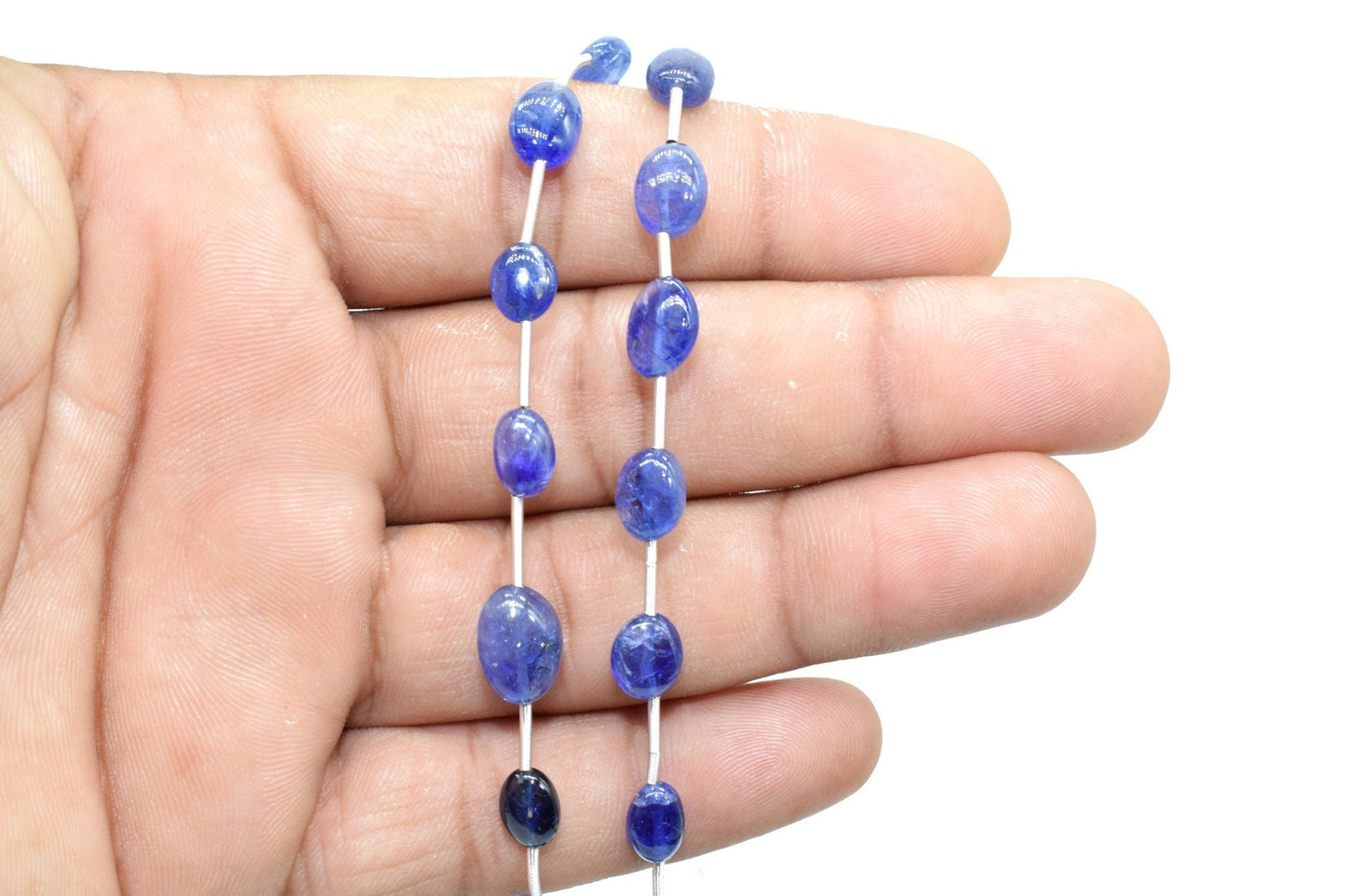 Iolite Smooth Oval Shape Briolettes-Iolite Smooth Oval Beads,jewelry making supplies,Vertical Top Drilled briolettes,Oval Shape Briolettes,