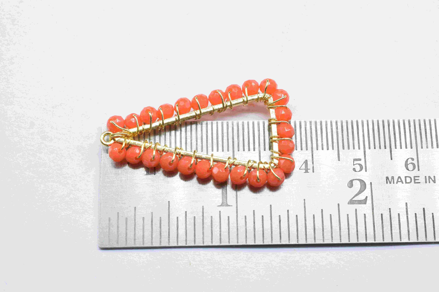 Carnelian Wire Wrapped Dangle Earring,Gemstone Component,Handmade Connector,Beaded Earring Connector,Finding Necklace,Carnelian Jewelry,Gift