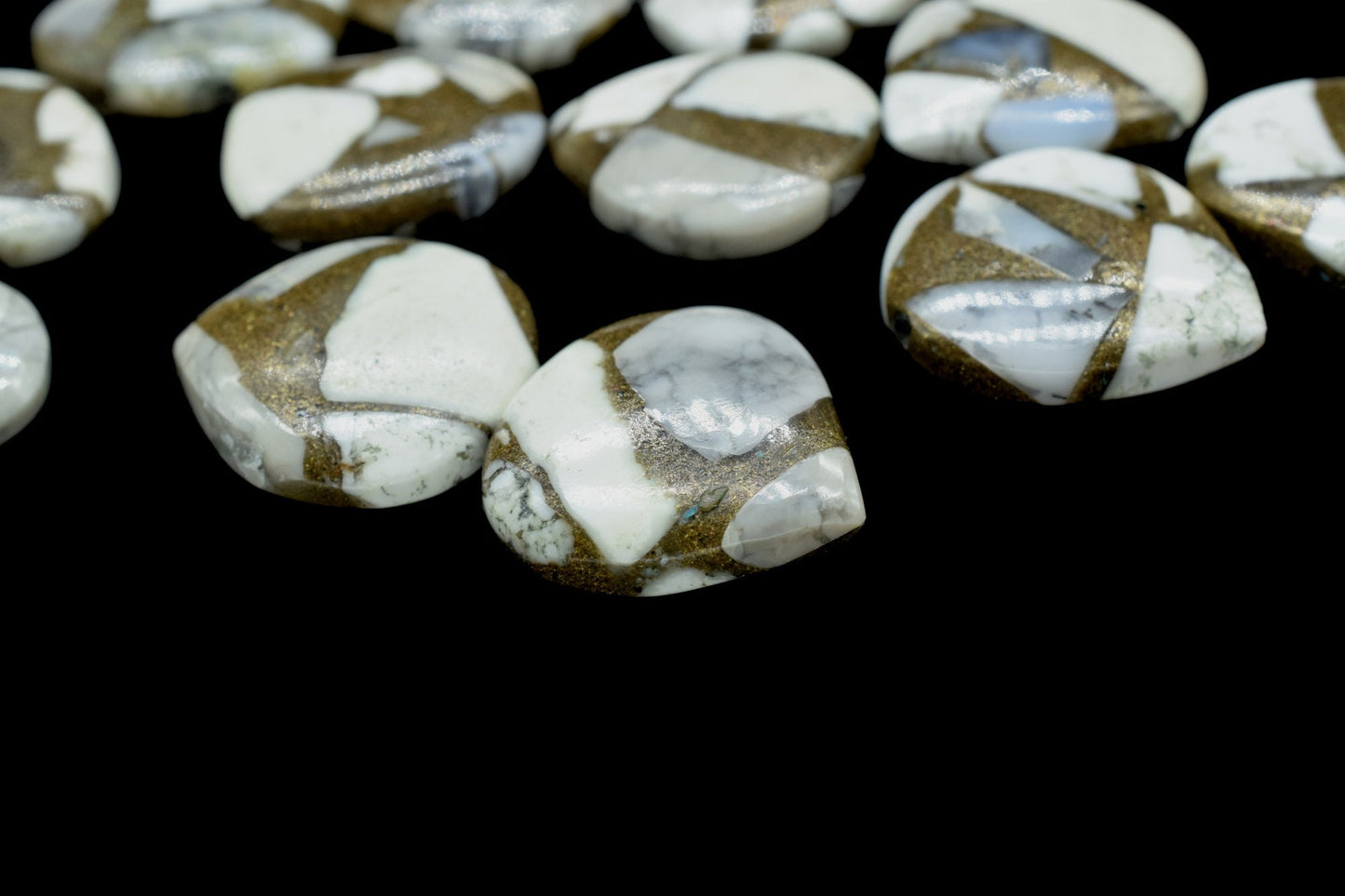 Copper Turquoise 20mm Faceted Heart Shape Briolettes,Turquoise Briolettes,Turquoise Heart Shape Briolettes,Turquoise Jewelry, Turquoise bead