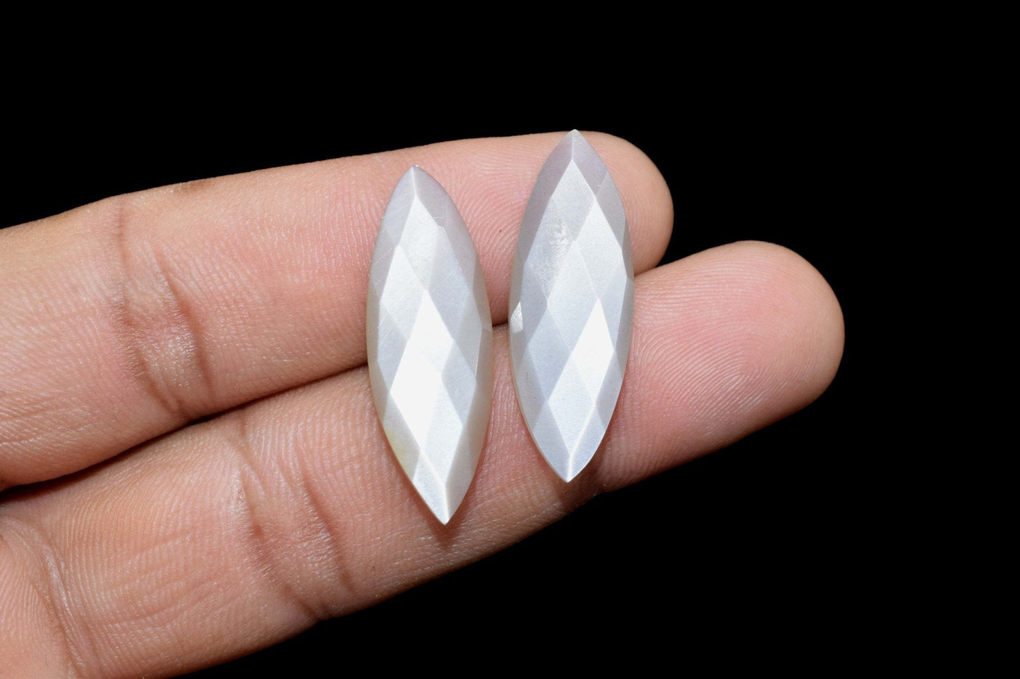 Chocolate Moonstone Briolette, 10x30mm Marquise Drops, Chocolate Moonstone briolettes, Chocolate Moonstone Faceted Marquise Shape Briolettes