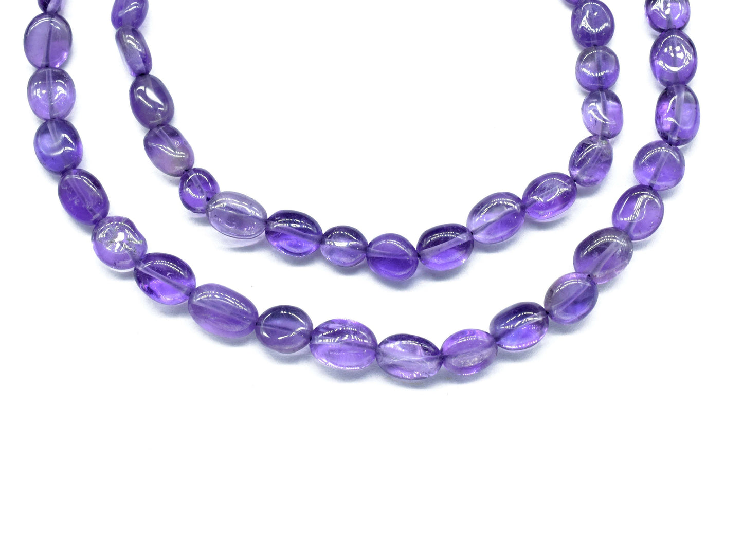 Amethyst Oval Smooth Beads,Amethyst Strands Beads,Gemstone Oval Shape Beads,Handmade Jewelry,Jewelry Making Beads, Amethyst Gemstone Beads