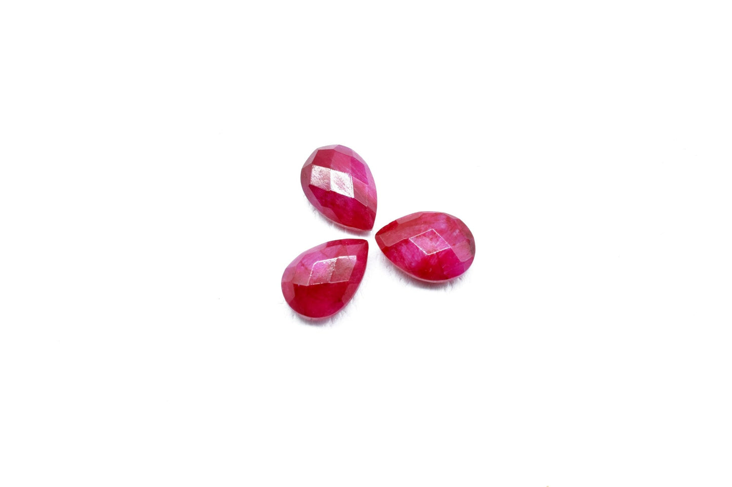 GENUINE RUBY Faceted 7x10mm Pear Shape Beads,Red Ruby Pear Shape Briolettes,Ruby faceted Teardrop,Pear Shape Briolettes,ruby Faceted beads