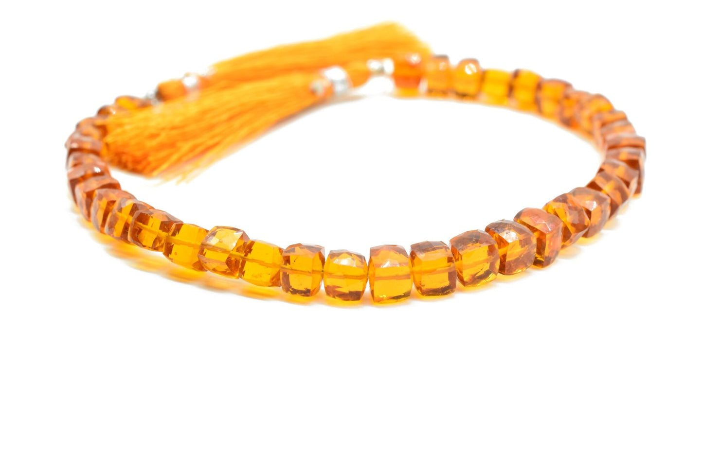 Golden Citrine Cube Beads,Natural Gemstone Faceted Cube Strand,3D Square Shape Nuggets,8MM Cube Faceted Beads,Citrine Briolettes Beads,