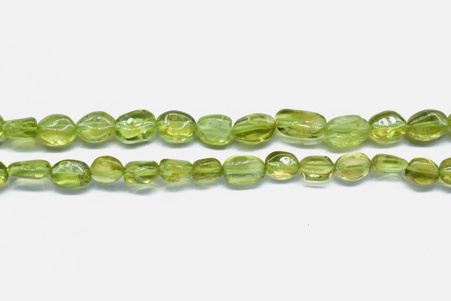Top Quality Peridot Nuggets Shape 4x6mm to 5x8mm Beads, Peridot Plain Nugget Beads, Peridot Smooth Beads, Jewelry Making Craft,Gift