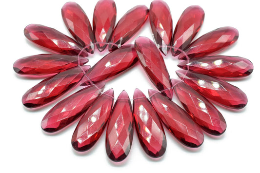 Pink Tourmaline Long drop 10x30mm Briolettes,Pink Tourmaline T drilled Briolette,Tear Drop Briolettes,jewelry supplies,Top Quality Briolette