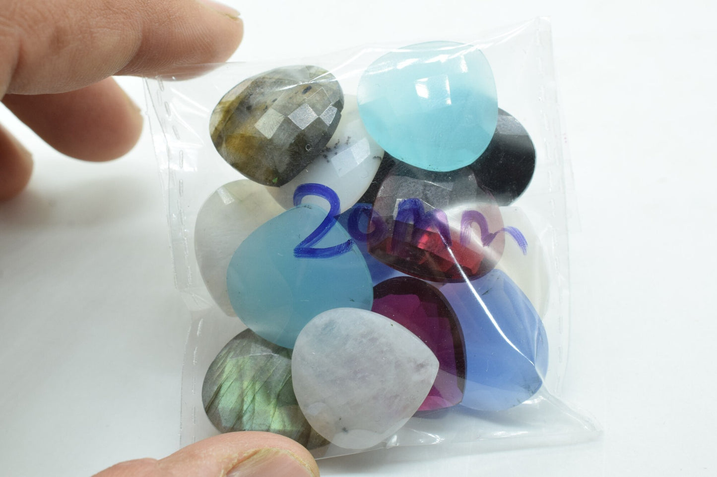 Natural Ruby Zoisite Faceted Heart Shape Beads,Wholesale Ruby Zoisite Gemstone Beads, Ruby Gemstone Beads,20mm Heart Shape Briolettes Beads