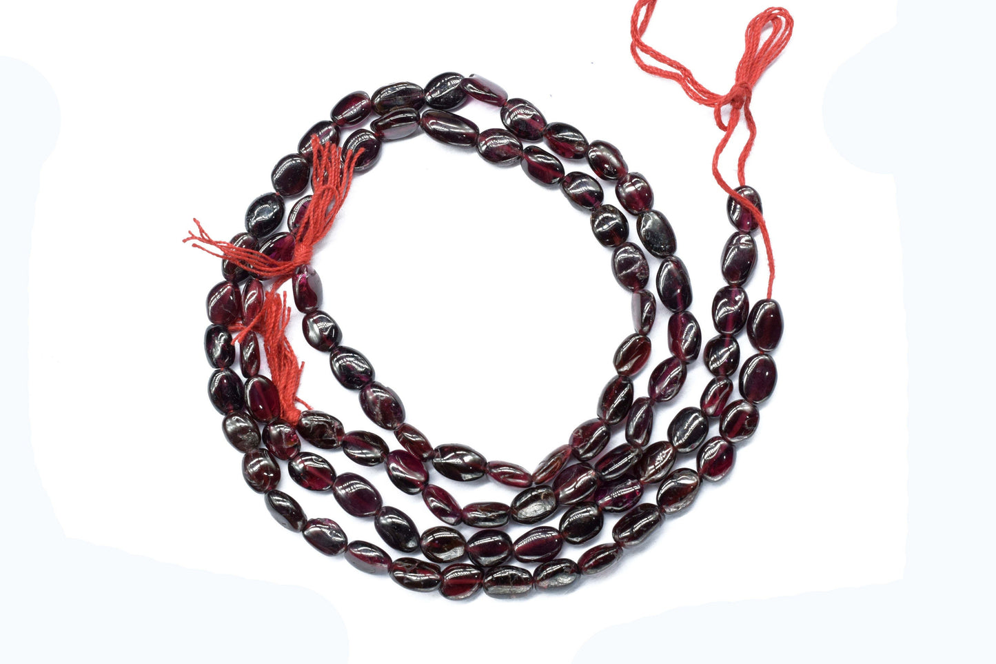 Garnet Oval Smooth Beads,Garnet Strands Beads,Gemstone Oval Shape Beads,Handmade Jewelry,Garnet Strands Beads,AAA Quality Jewelry Making