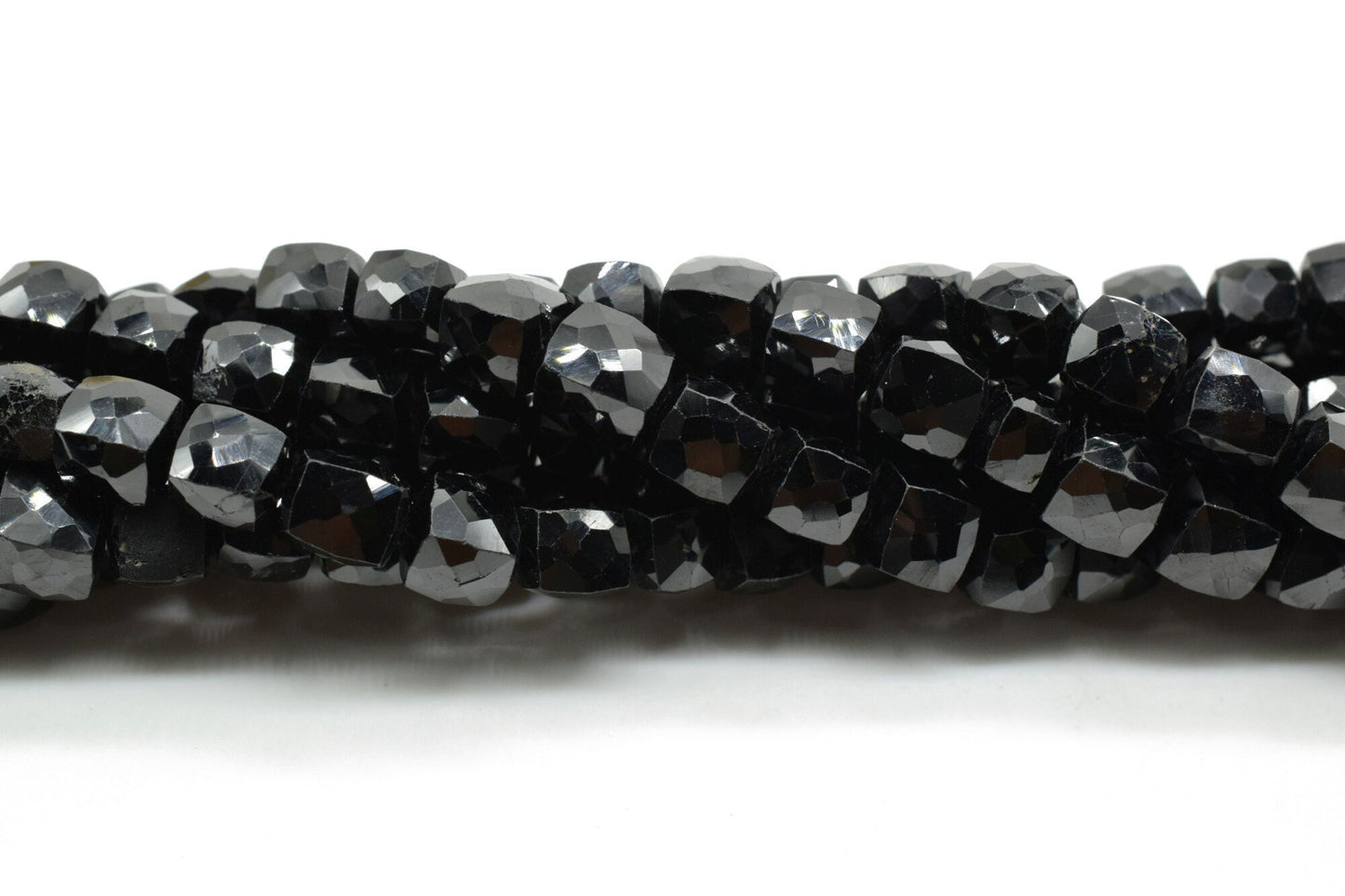Natural Black onyx Faceted 5 to 6mm Cube Beads,Black onyx Nugget,Highly Polished Cube Shape Gemstone,Cube beads Jewelry Making Custom Design