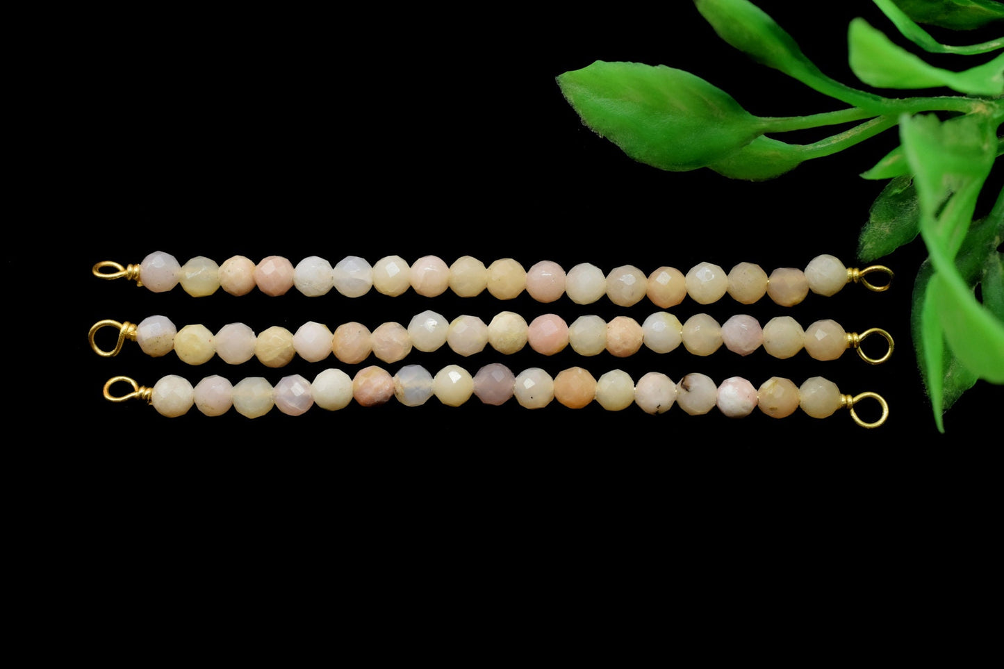 Rhodochrosite Beaded Bar Pendant,Double Loop Connector,Wire Wrapped Pendant,Rhodochrosite Bar Necklace,Bridal Jewelry,Dainty Necklace,Gift