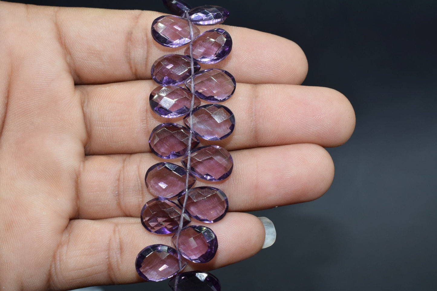 Amethyst Quartz 9x13mm briolette,Green Amethyst Quartz Faceted Almond Pear Beads,AAA Quality Green Amethyst Briolettes,9x13mm brioletts,bead