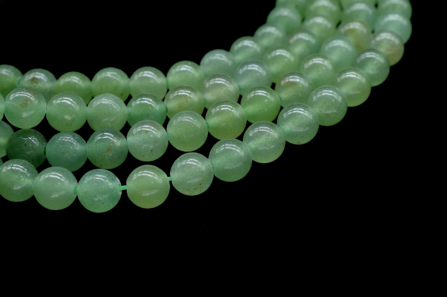 Green Jade Smooth Gemstone 6mm To 7mm Round Shape Briolettes,Green Jade Strands Jewelry,Green Jade Gemstone 15 Inch Beads Strands Jewelry