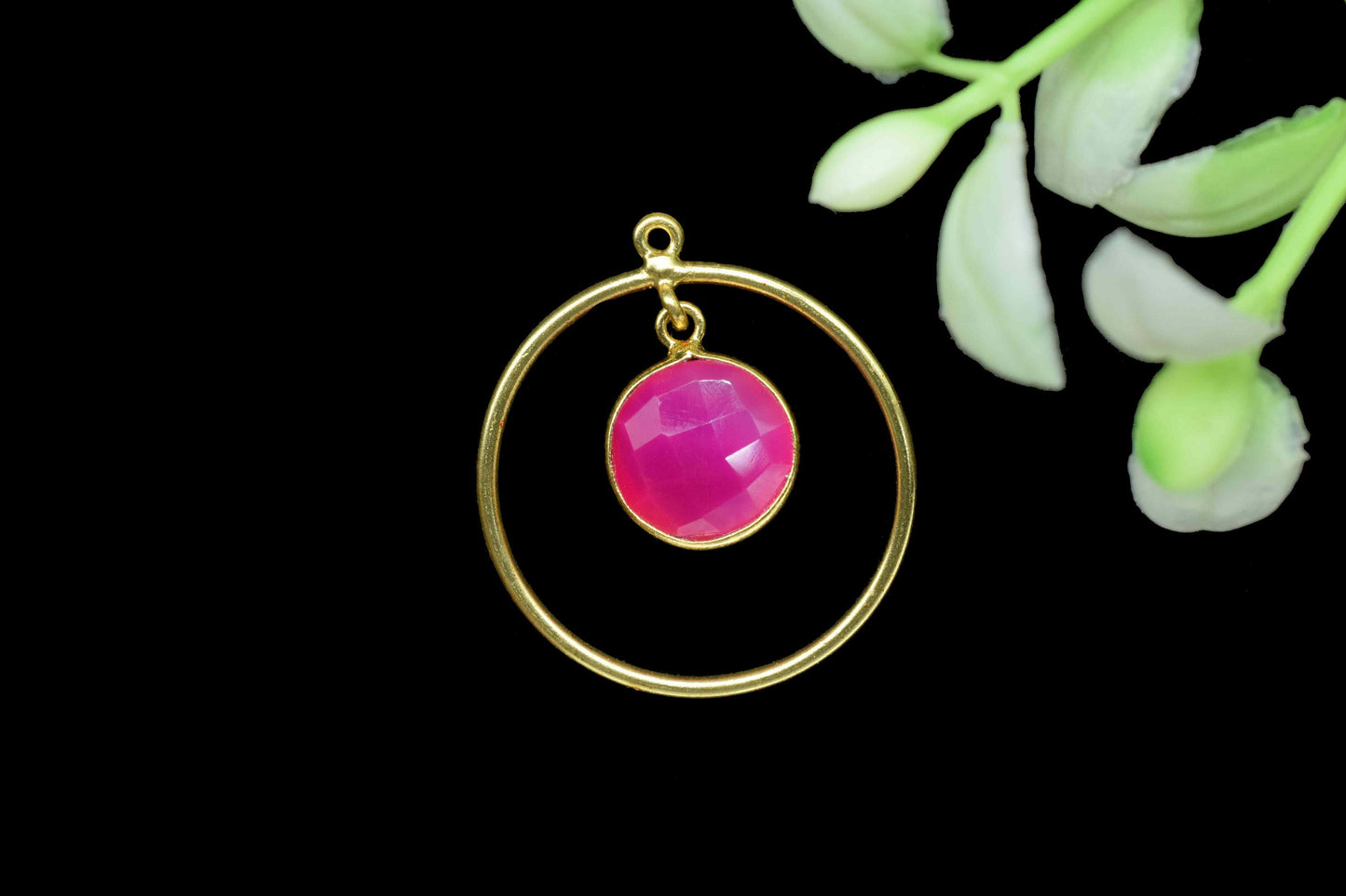 Components Dangle Earrings,Wedding Jewelry,Bridal Jewelry,Handmade Circle Bezel Pendant,Finding Round Pendants,Gemstone Components Pendant